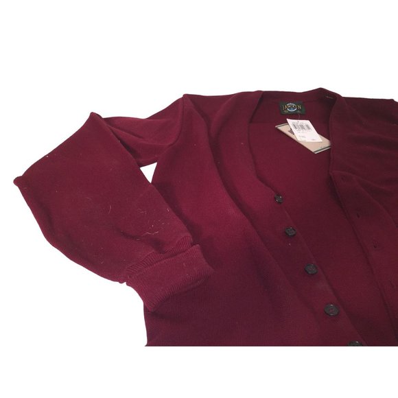 Jantzen "Lucky Links" Button Down Cardigan Sweater NWT Big and Tall Size Large - Picture 3 of 11